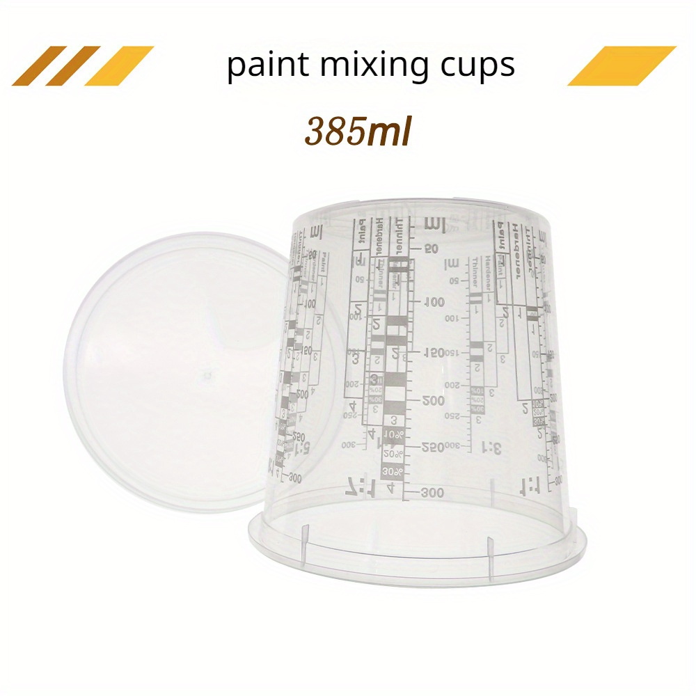 Plastic Measuring Cups Disposable Mixing Cups Wooden Mixing - Temu