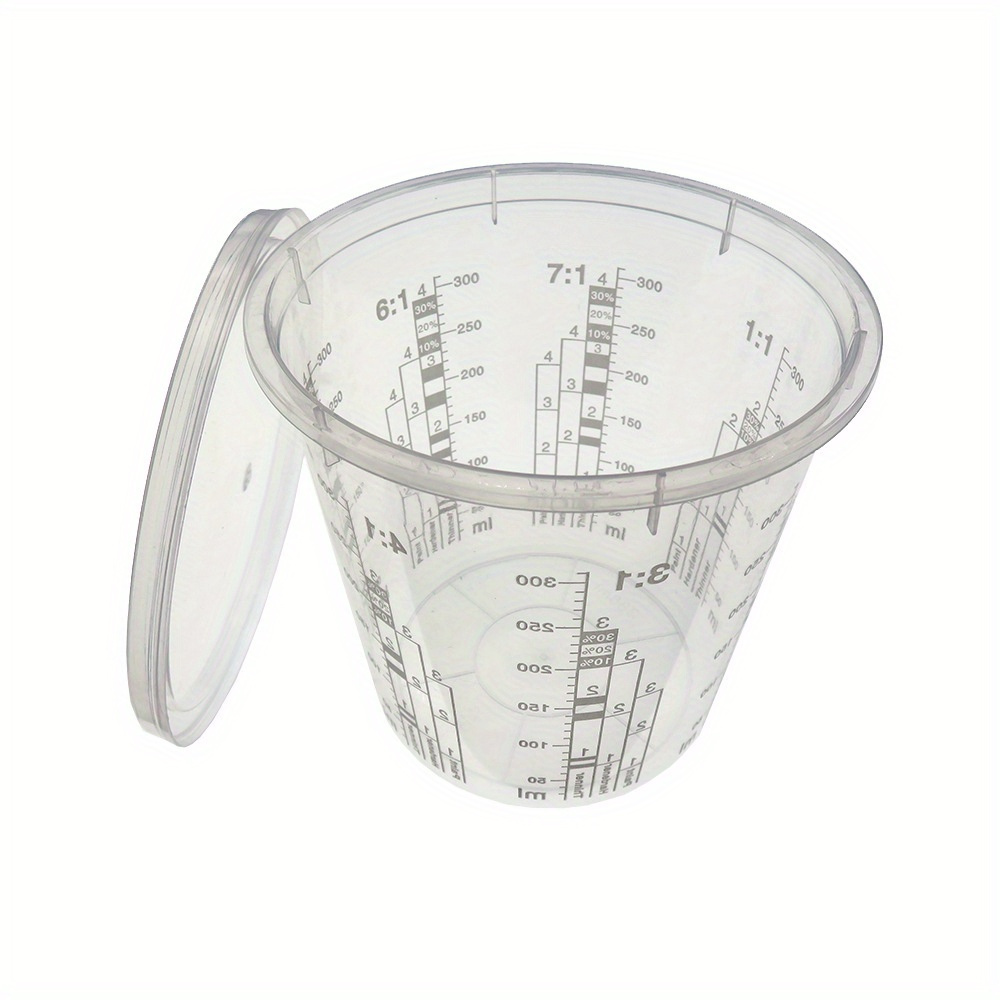 Transparent Graduated Measuring Cup For Epoxy Resin And - Temu