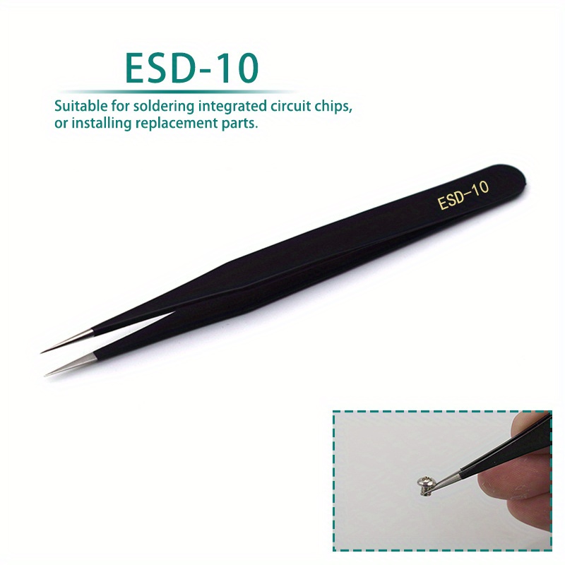 Plastic Tweezers  ESD Safe Conductive & Non-Scratching