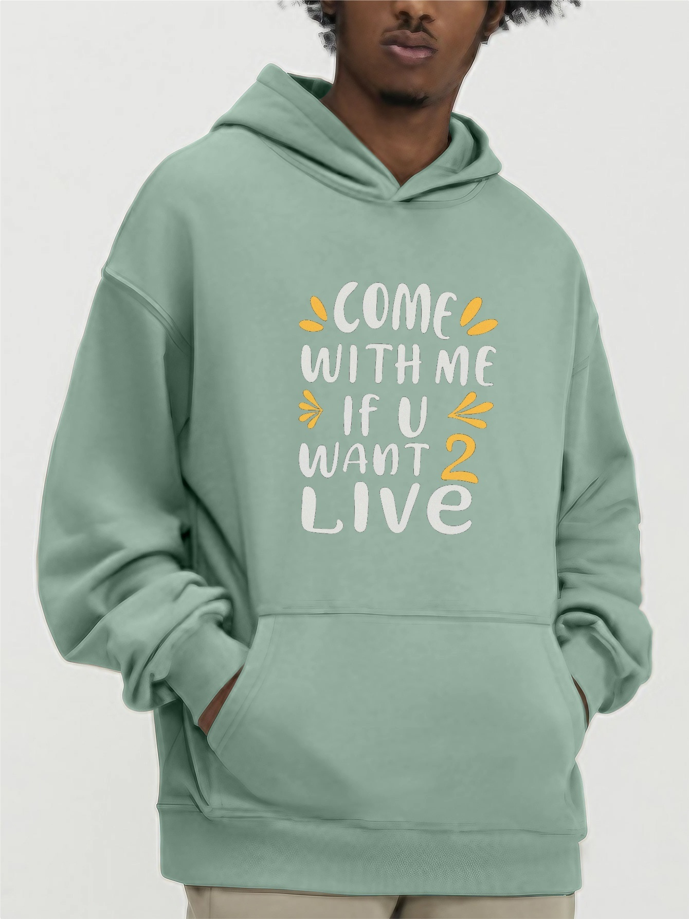 come With Me Print Hoodies For Men Graphic Hoodie With Temu