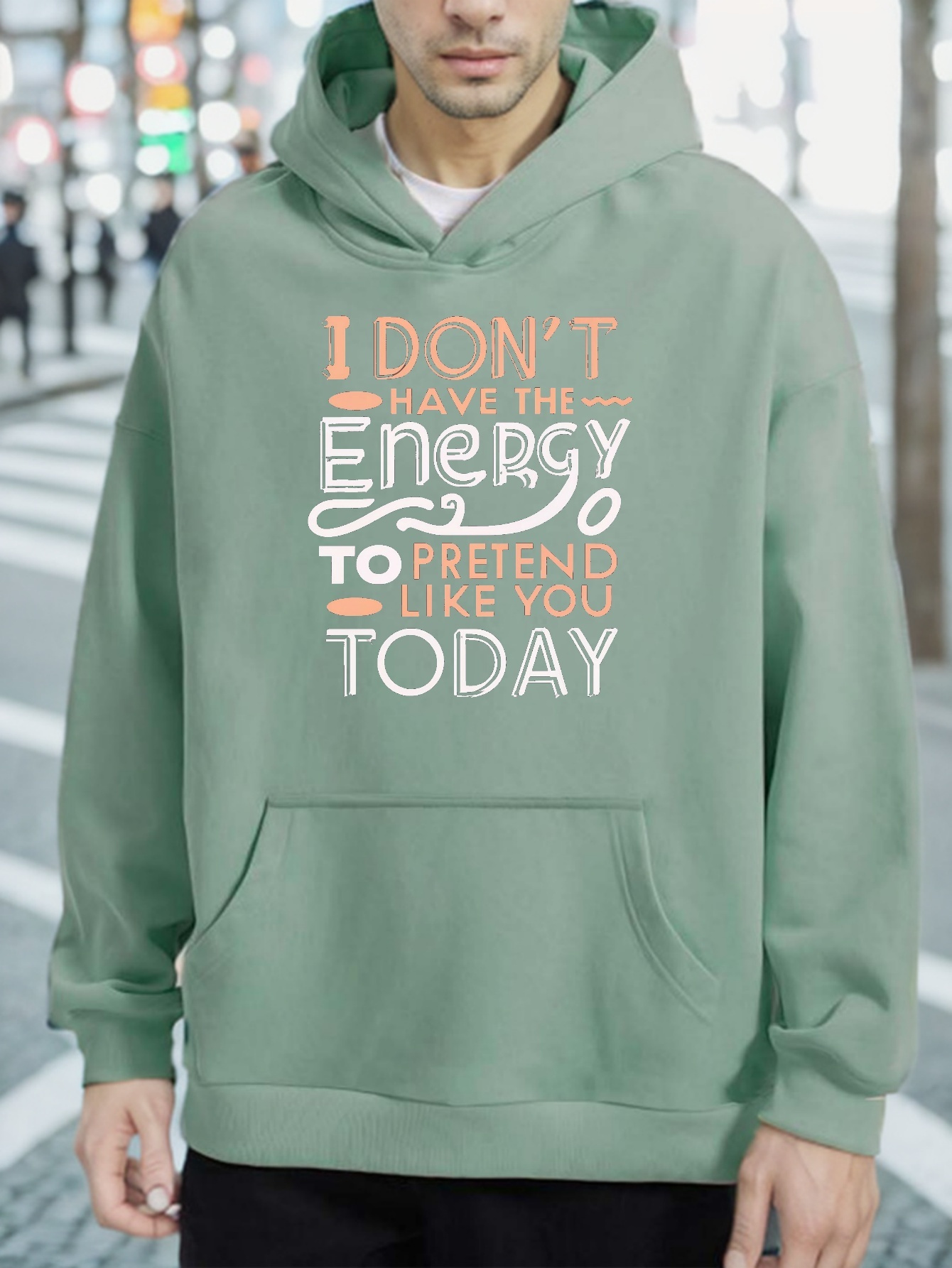 No Tengo Energ a Para Fingir Como T Hoy Sudaderas Con Temu Mexico