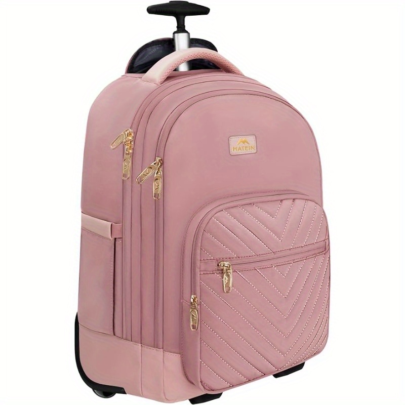 Matein Rolling Backpack For Women Travel Laptop - Temu