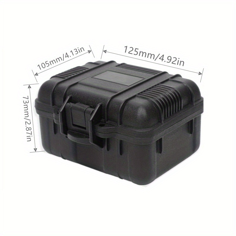  AMLESO Caja de herramientas para maleta, organizador de  almacenamiento con caja vacía de espuma para cámara, 12.402 x 8.661 x 6.102  in : Electrónica