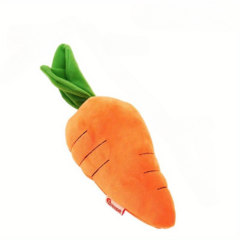 Large Carrot Design Pet Grinding Teeth Squeaky Plush Toy - Temu