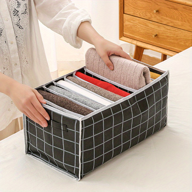 Cube Non-Woven Folding Storage Box With Handle Fabric Storage For Toys  Clothes Storage Bins Home Closet Office Nursery Organizer