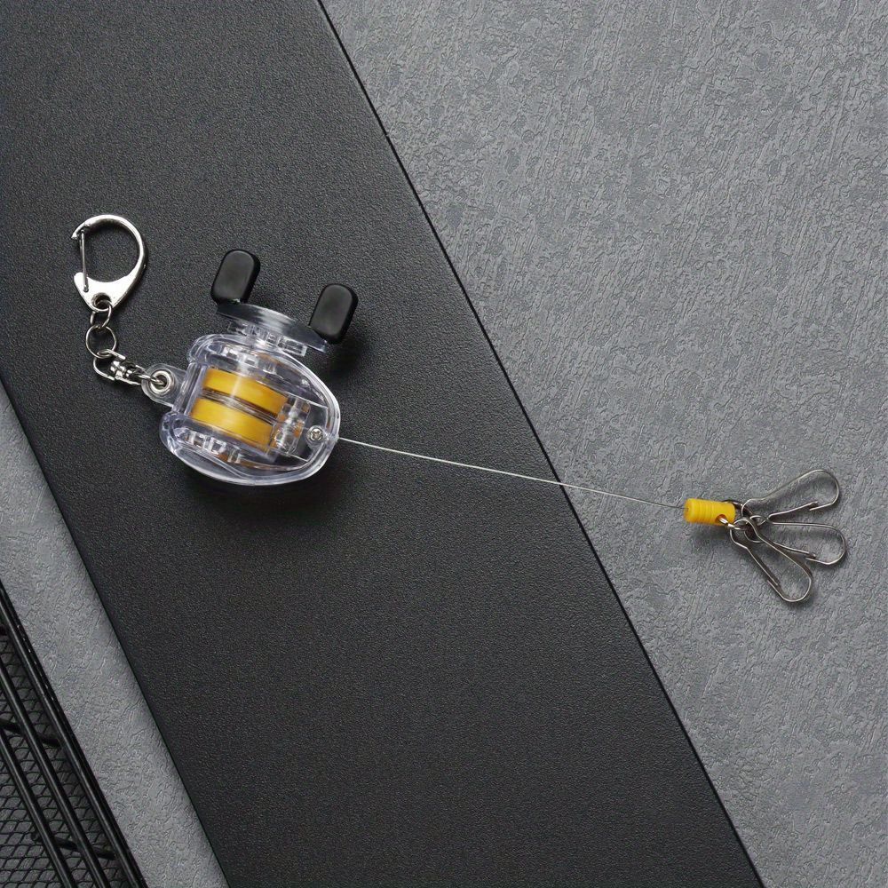 Windyhope Mini Aluminum Alloy Fishing Reel Keyring Keychain Key