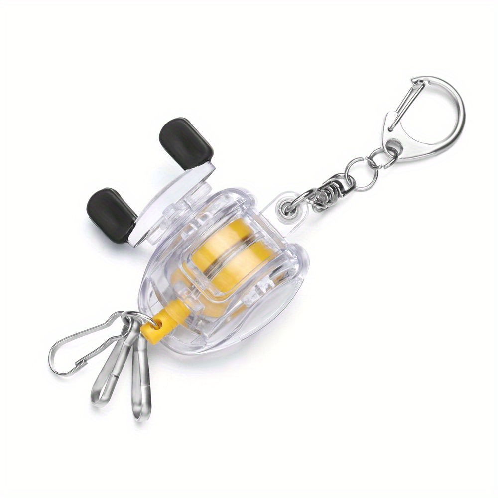 Maximumcatch Fishing Reel Keychain Scroll Retractor Key Chain With Key Ring  Fishing Tackle - AliExpress
