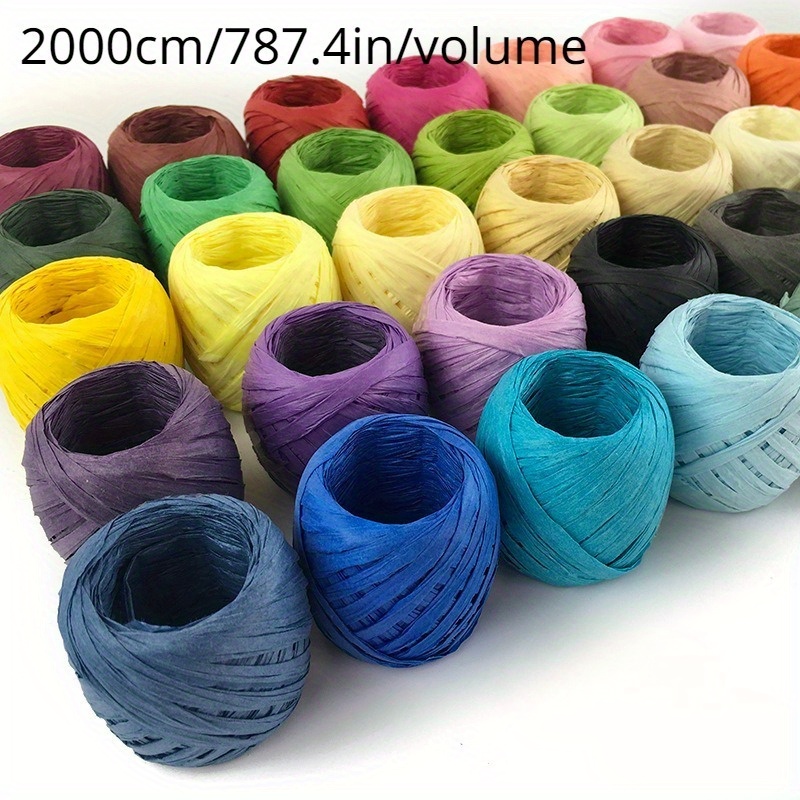 Raffia Paper Ribbon 150 Meters Decoration Wedding Rope Ribbon String for  Natural Paper Twine Gift Party Packing Craft Wrapping - AliExpress