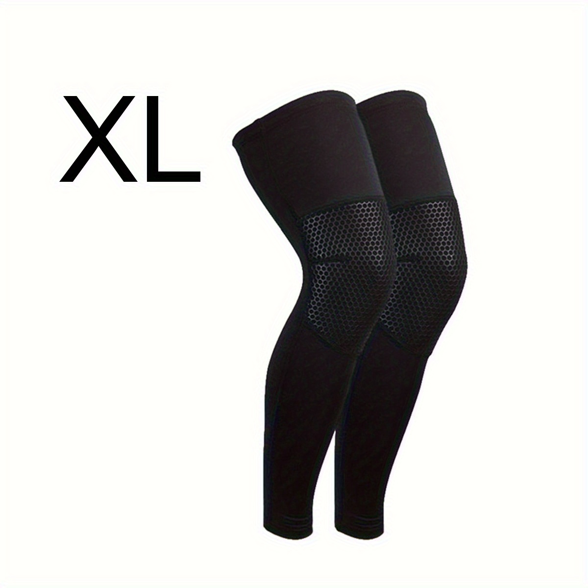 2PCS Full Leg Sleeves Compression Long Knee Sleeve Protector for