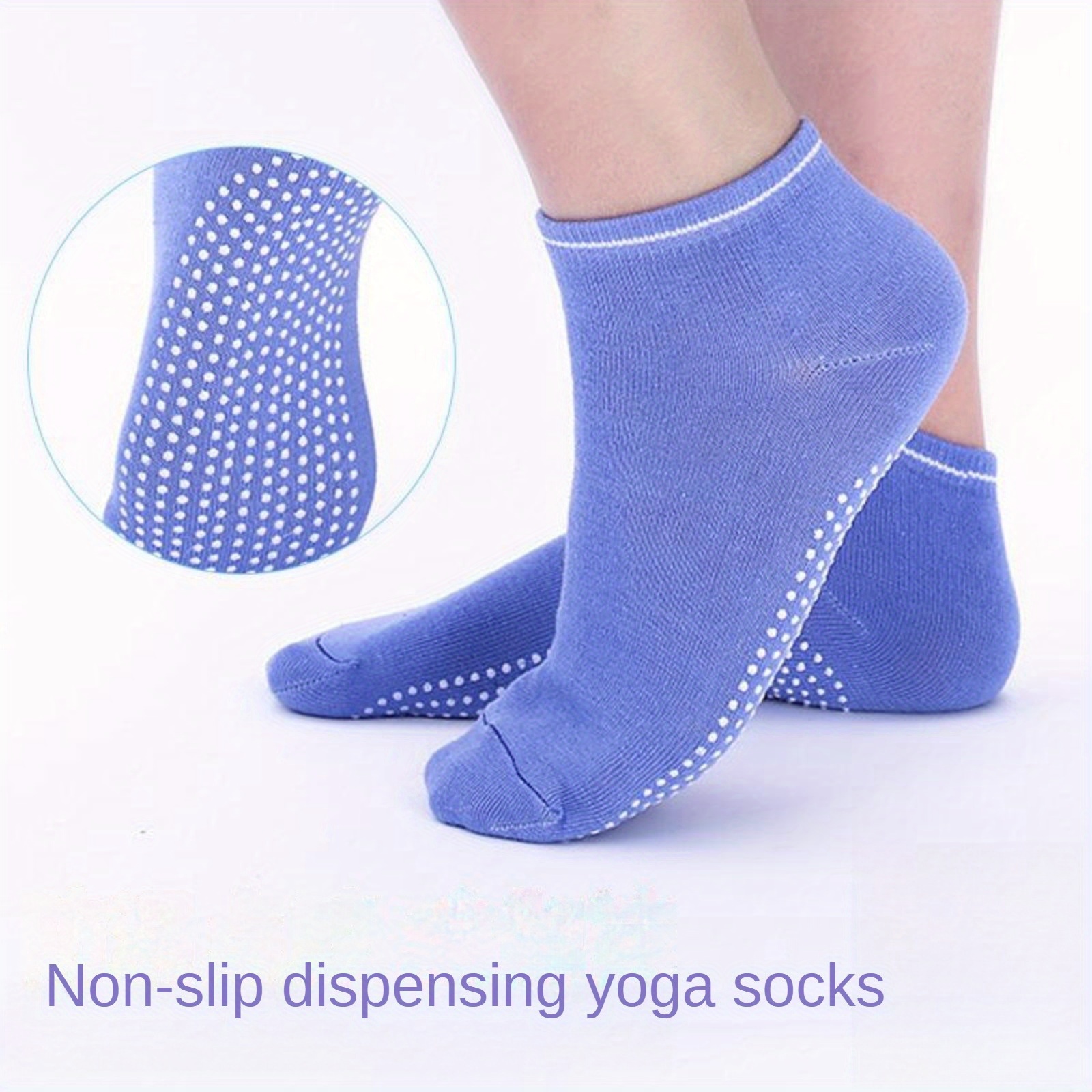 Yoga Socks Non skid Gripper Socks In Barre Pilates Ballet - Temu Canada