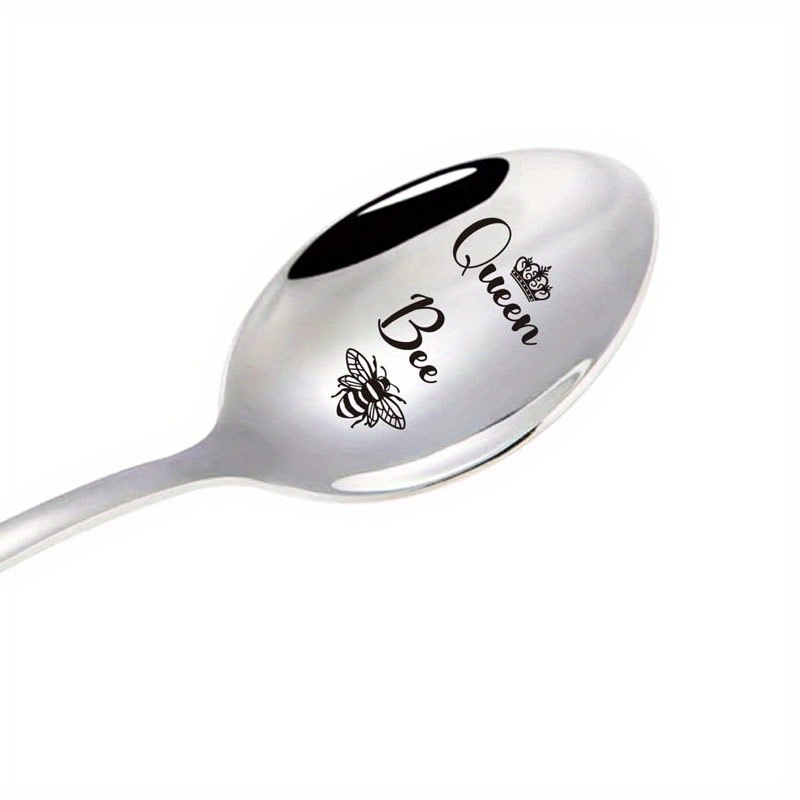  HSSPIRITZ Just a Spoonful of Sugar Spoon Funny Engraved  Stainless Steel Spoon,Coffee and Tea Lover Gifts for Men Women,Mary Poppins  Gifts,Gift for Friends Mom and Dad Birthday Valentine Christmas Gift 