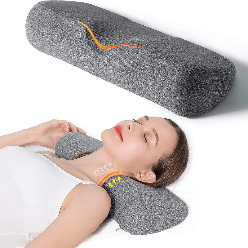 Memory Foam Pillows - Neck Support Pillow for Pain Relief, Ergonomic  Cervical Pillow Cozy Sleeping for Neck and Shoulder Pain, Odorless  Orthopedic