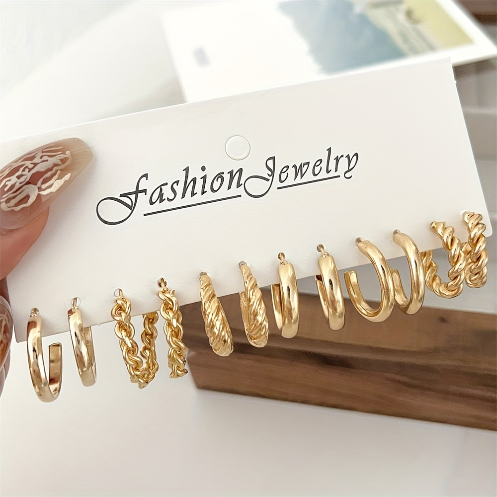 Earring For Women Gold - Temu