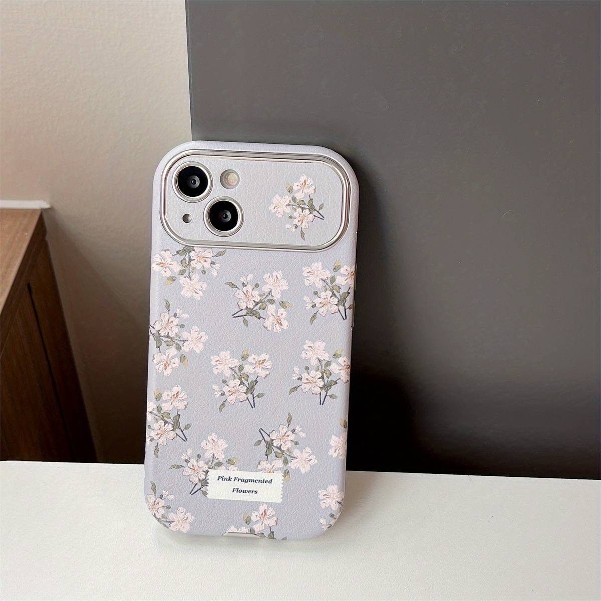 

Purple Bottom Full Screen Flower Phone Case For Iphone 15 14 13 Pro Promax