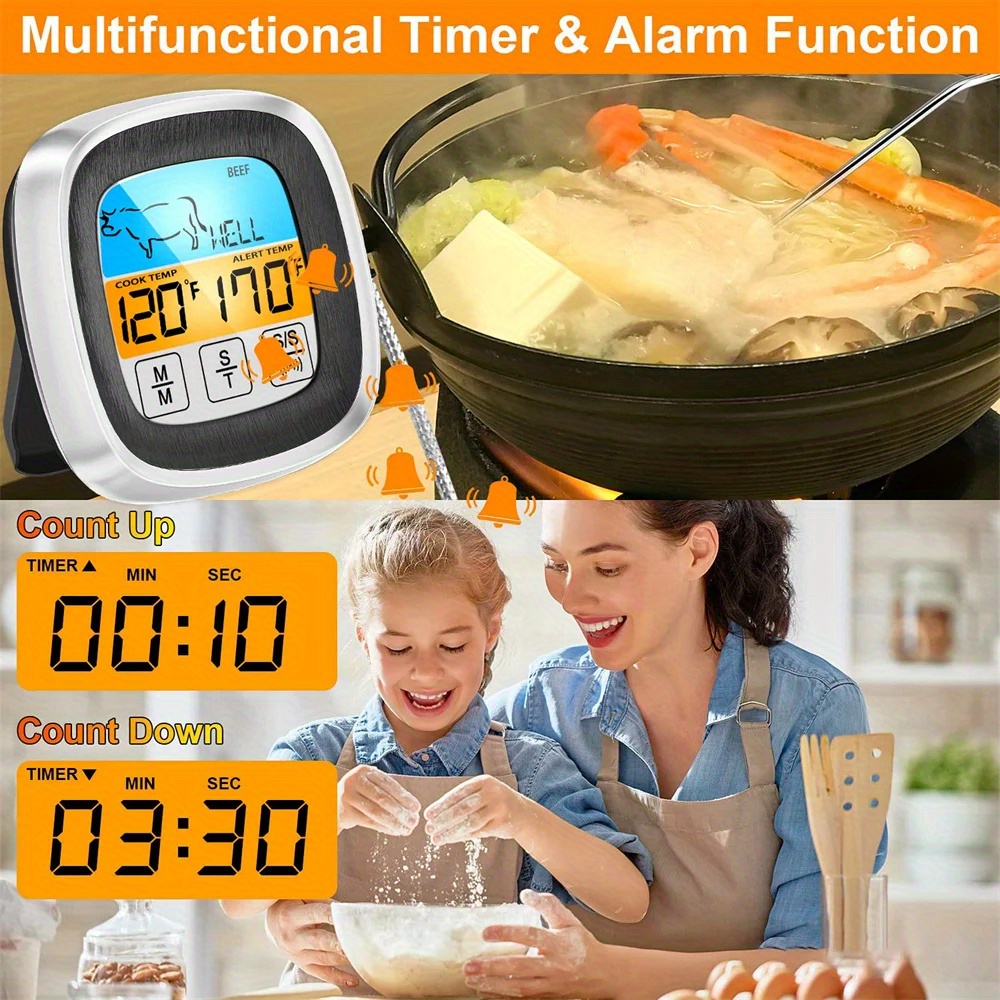 Digital Thermometers Cooking  Temperature Measure Cooking
