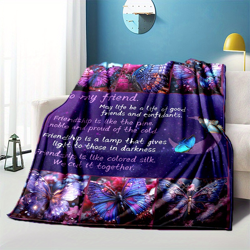 Goth Purple Giant Dragon Thin Blanket Lightweight Flannel - Temu