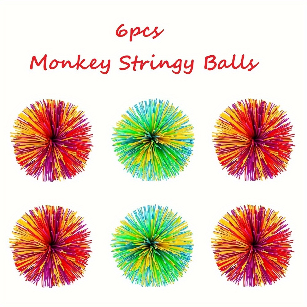 Spiky Sensory Ball on An Adjustable String, Hands Spiky Squeeze Ball