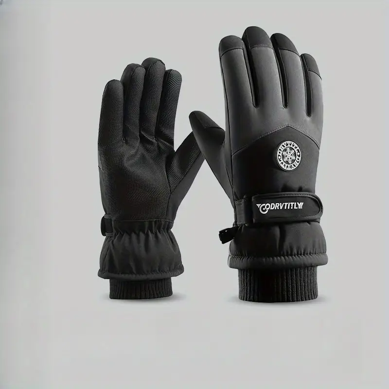 Acheter 1 paire de gants de neige imperméables unisexes pour