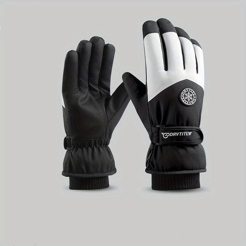 Guantes Térmicos para Hombre, Guantes Impermeables y Cortavientos