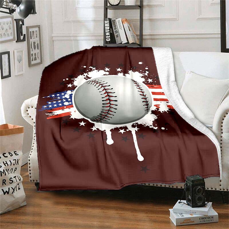 Baseball blanket with online hood