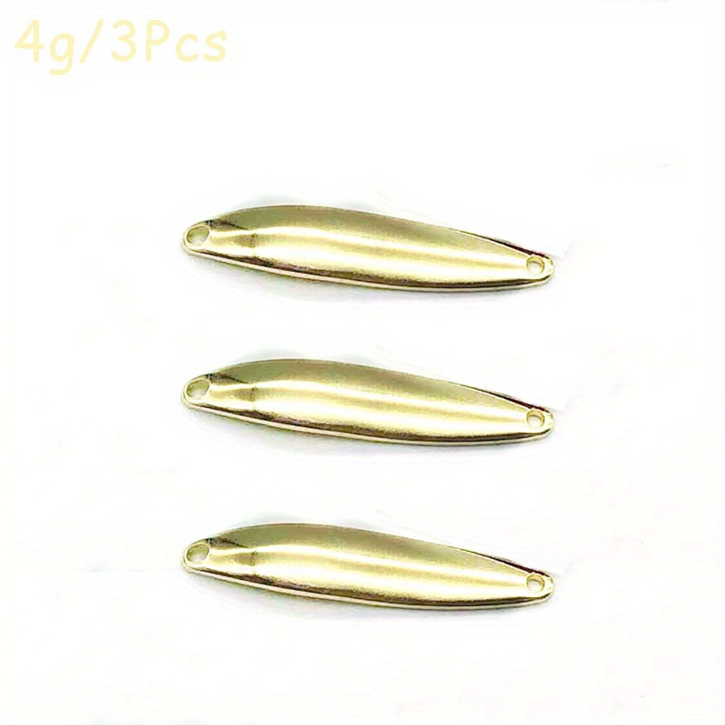 APADA Spoon 009 Fly Leaf 5g Strengthen Single Hook35mmZinc alloy Metal Spoon  Fishing Lures Trout