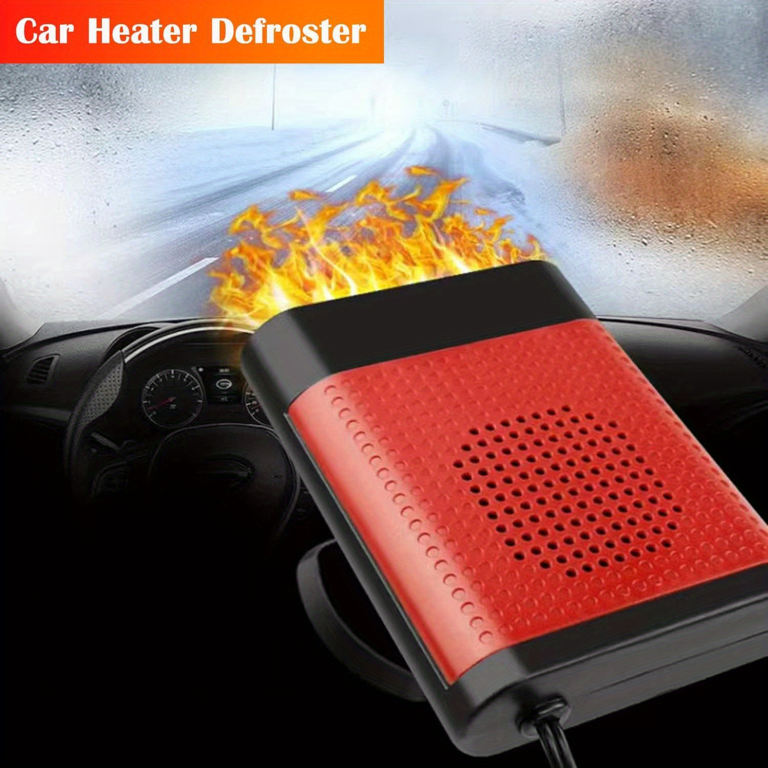 Window Defroster For Car - 12 Volt Car Heater - Compact Window