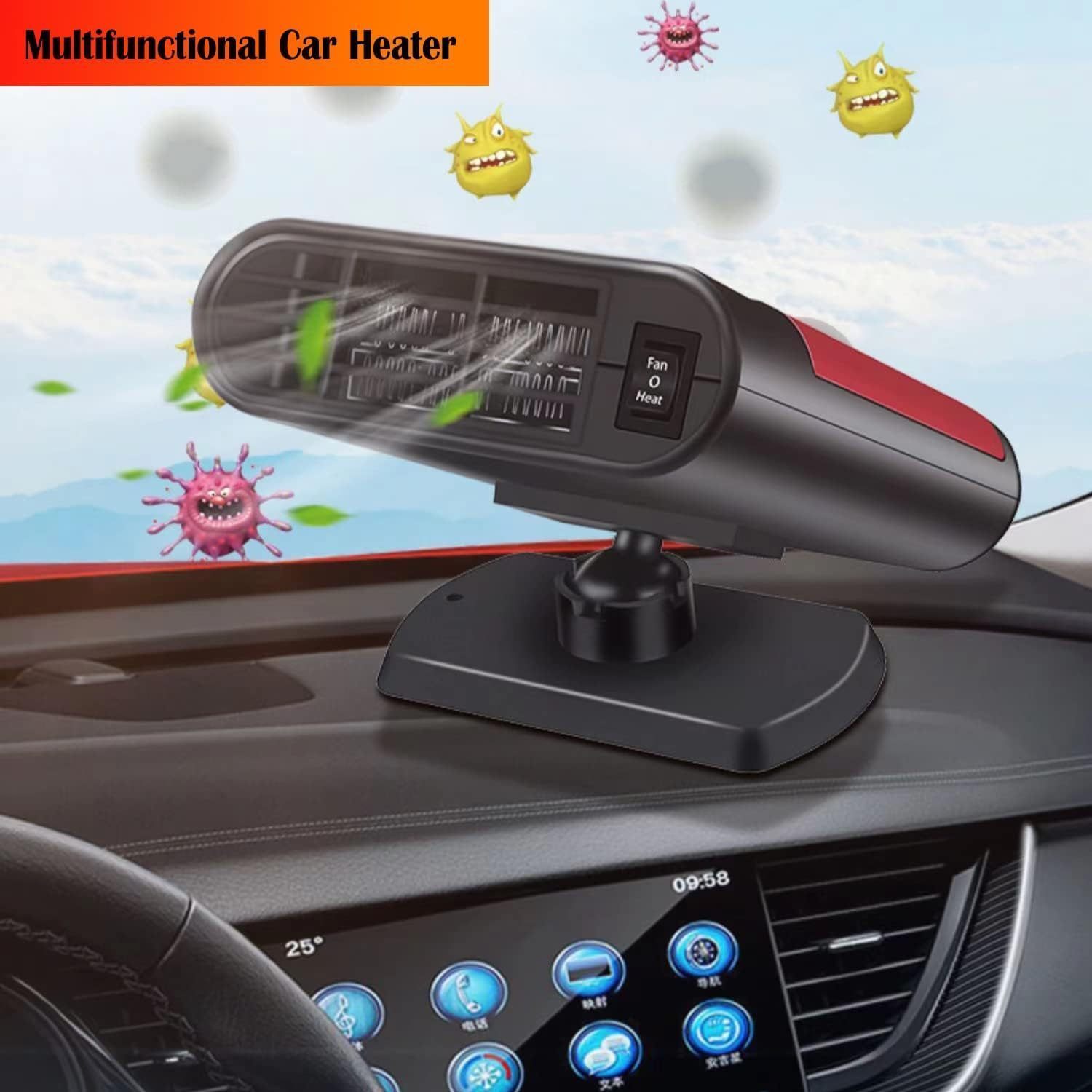 Car Heater Fast Defroster For Car Windshield With 2 Modes Car Heating  Defogger