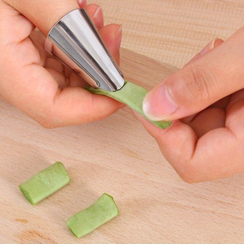 5/1pcs Stainless Steel Cutting Finger Protector Vegetable Fruite Peeling  Pine Nuts Pistachio Kitchen Accessories Peeling Tool