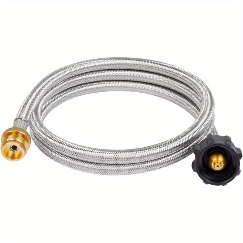 2X Universal 3/8 Hose 3ft. Stainless Steel Braided Fuel Line Kit