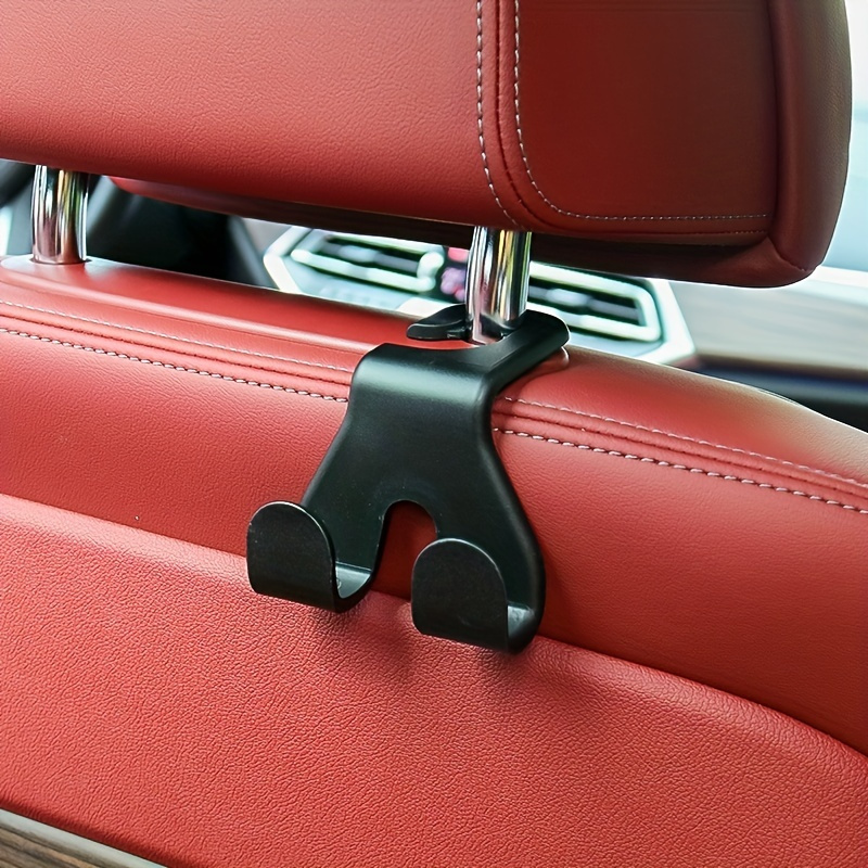 2pcs Car Seat Hook Auto Hidden Back Seat Headrest Hanger For
