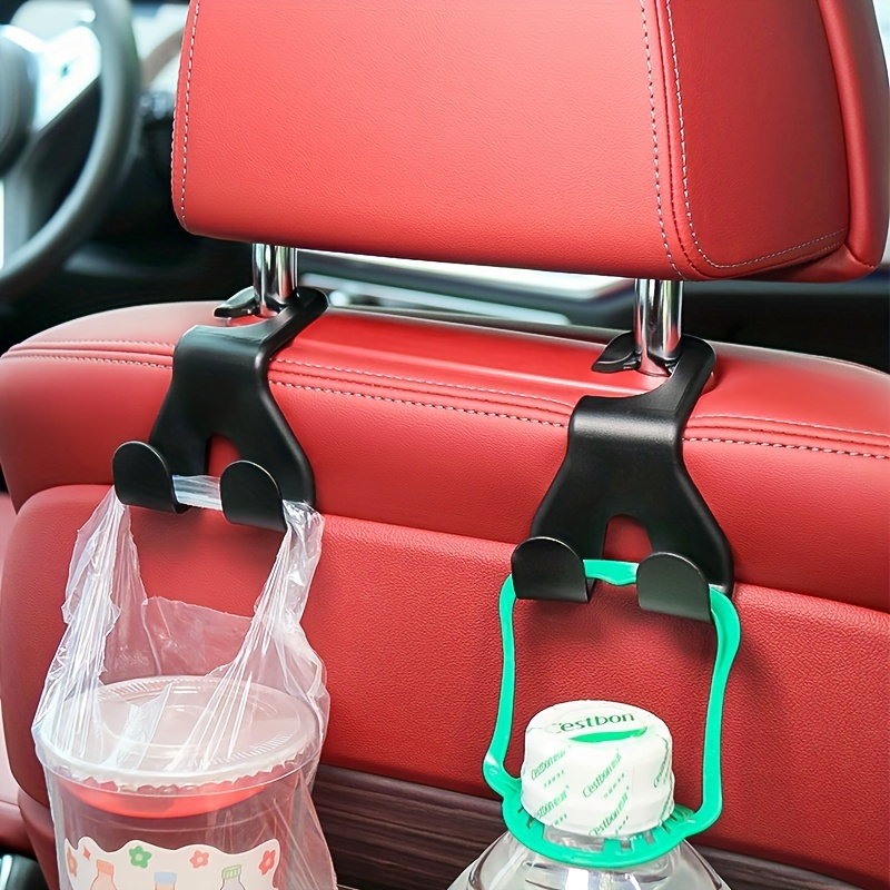 Car Seat Back Hook Double Hook Storage Hanger For Car Hidden - Temu