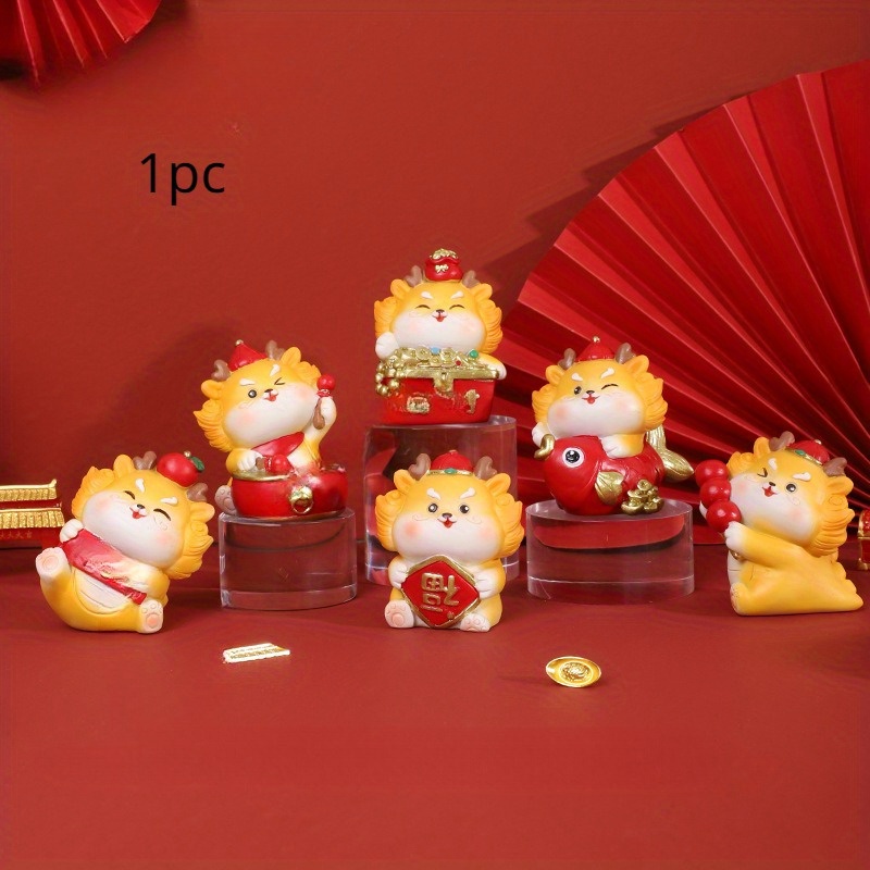 1pc Creative Cute Cartoon Dragon Ornaments Garden Dragon - Temu