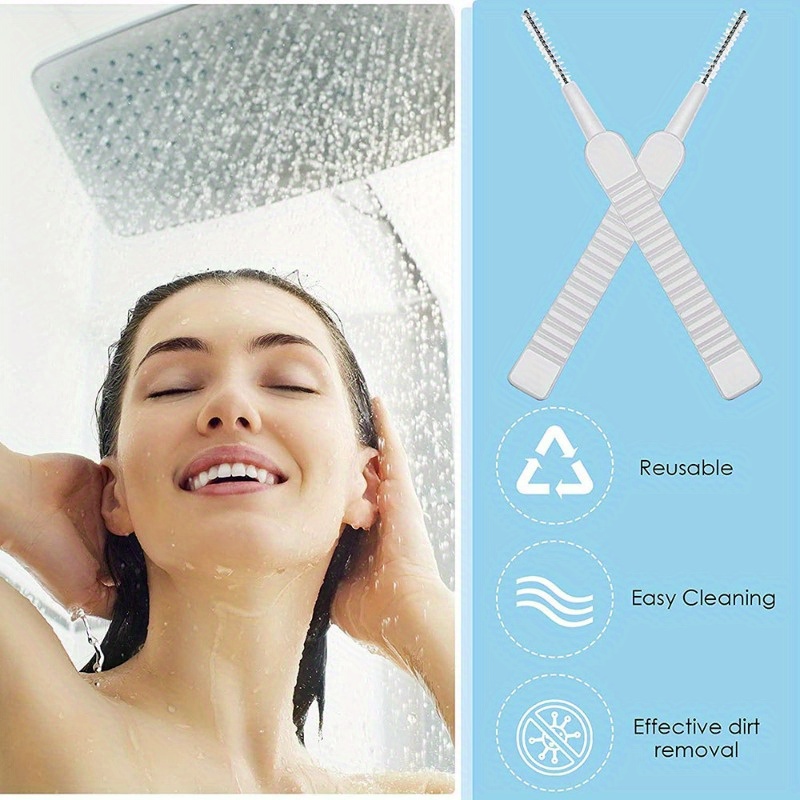 Shower Cleaning Brush - Small Hole Cleaner,Shower Head Anti-Clogging Brush  Reusable Multifunctional Brush For Smart Toilet Nozzle Hole Cleaning (20/30