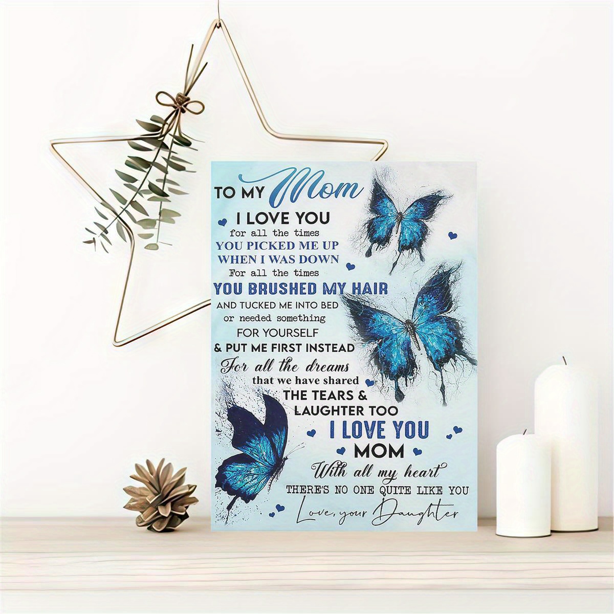 Mother's Day Gift Butterfly Frame Gift Mom Mom Gift 