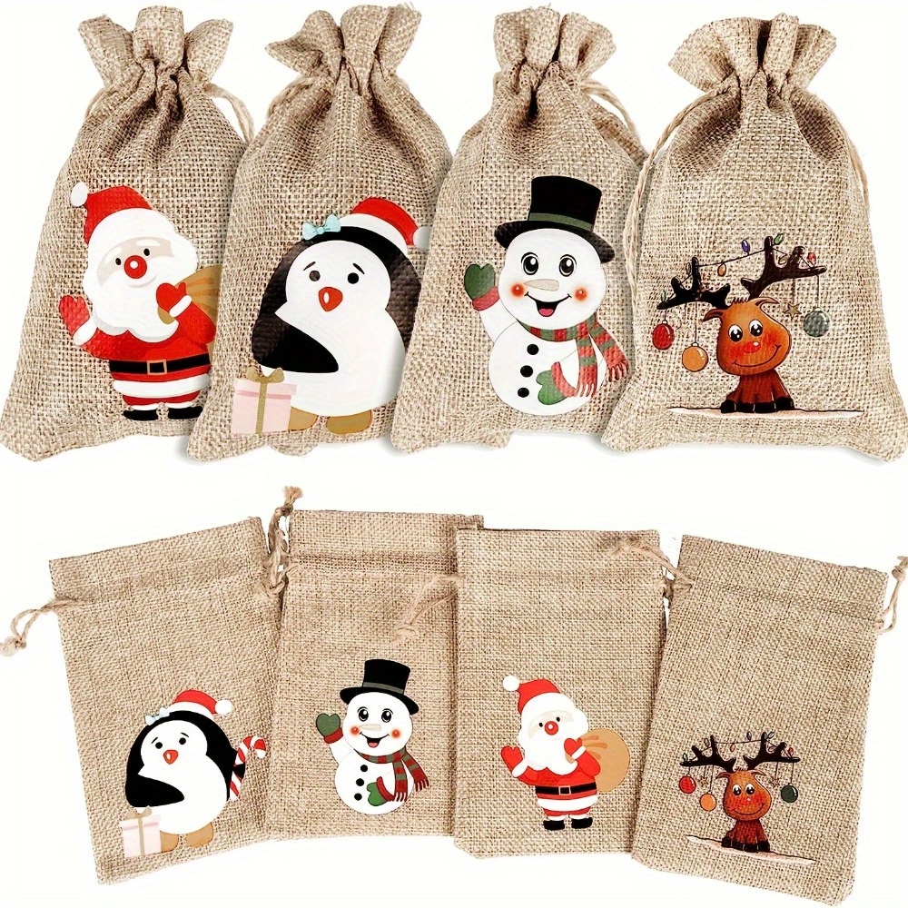 Assorted 6 Pack Christmas Buckets With Handles Holiday Party