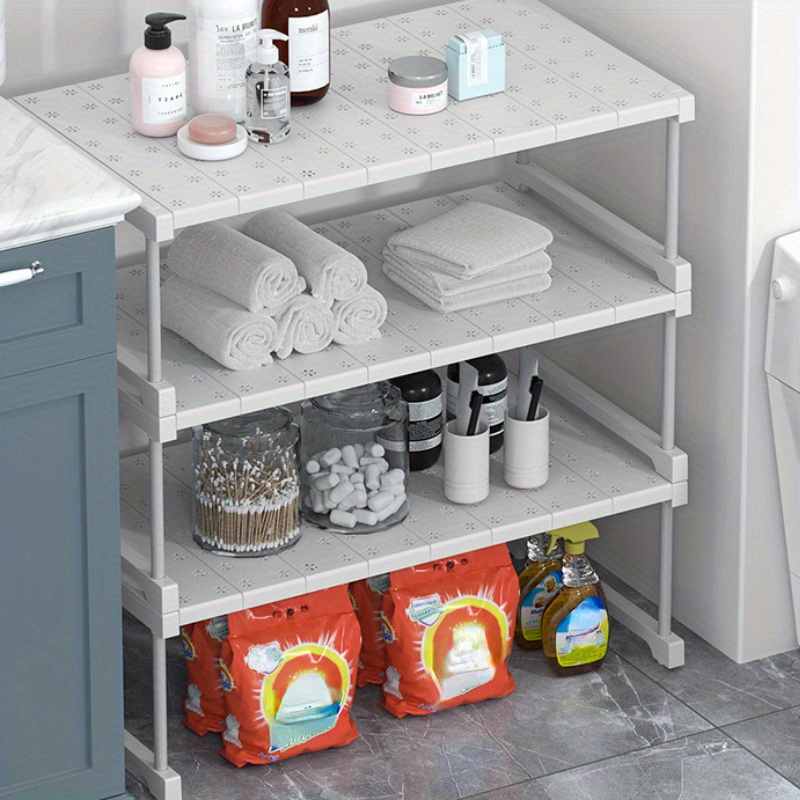 Kitchen Cabinet Organizer and Storage Shelves, Stackable Storage