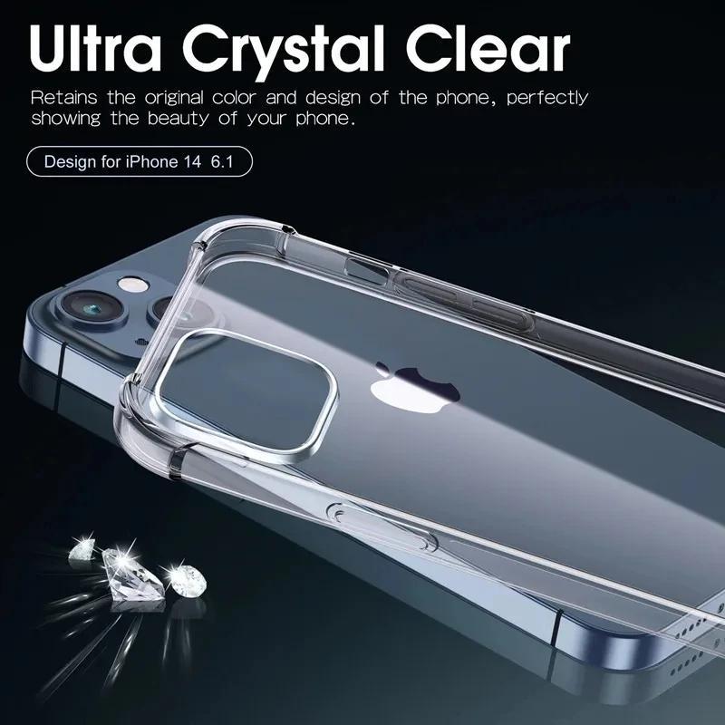iPhone 14 Pro Max case Crystal Clear Shockproof Phone case Ultra