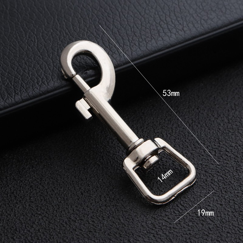 6/12pcs Double Ended Bolt Snaps Hook Zinc Alloy Double Trigger Clips Home  Pet Accessory For Linking Dog Leash Collar Leash Key Chain