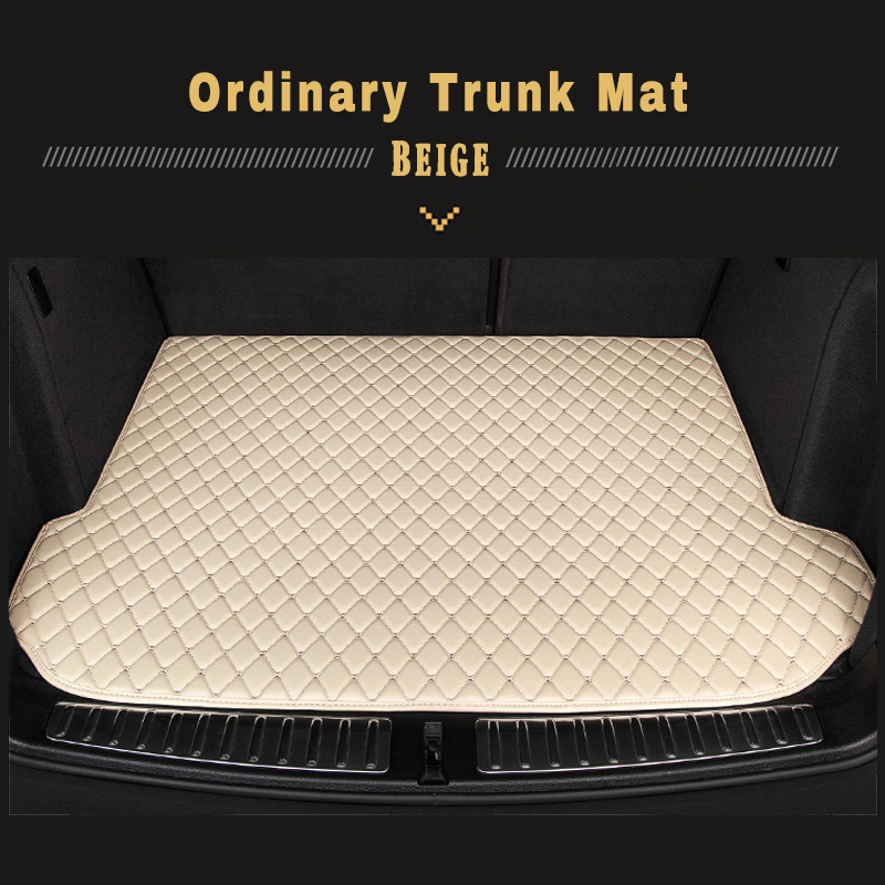 Tapis de coffre de voiture en cuir personnalisé, Cargo Liner