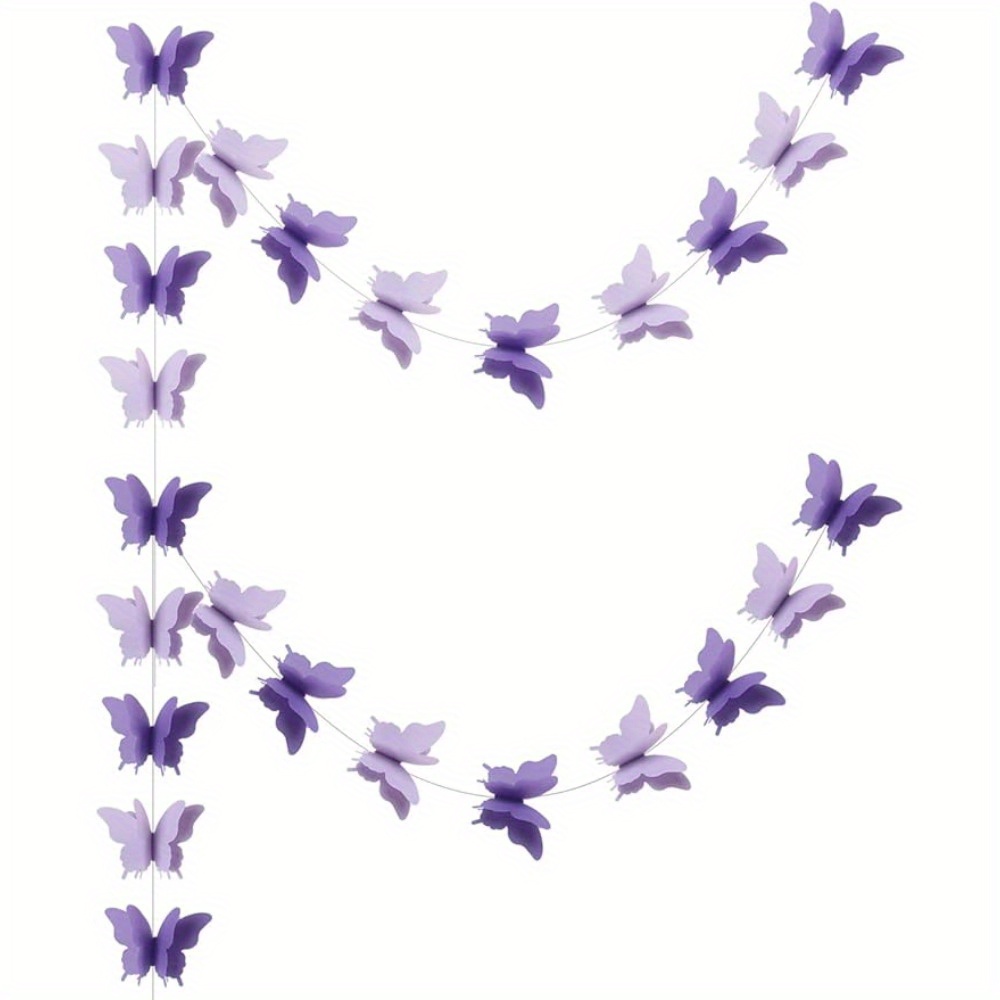 Hanging Butterfly Garland - Temu