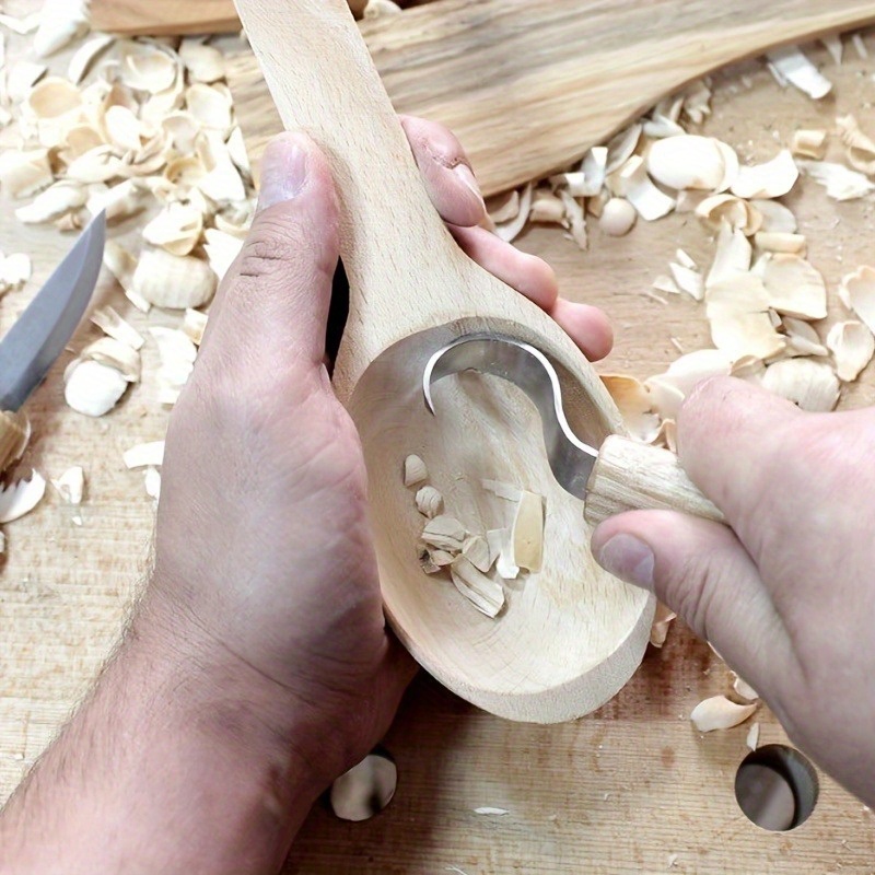 Juego de herramientas para tallar madera, cortador de madera, cincel,  cuchillo, Kit DIY, pelado, tallado en madera, 5 uds.