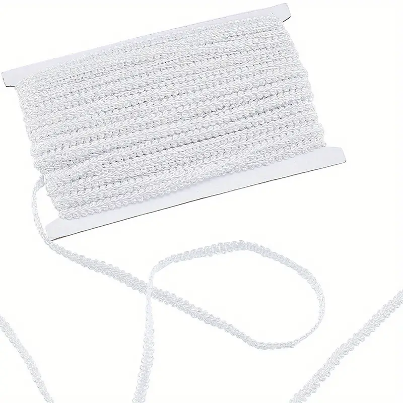 1 Card 27.34 Yards White Centipede Braid Trim Shiny Soft Lace Ribbon  Polyester Braid Ribbon Plush Braid Trim For Costume Diy Crafts Sewing  Curtain Slipcover Decoration - Temu Austria