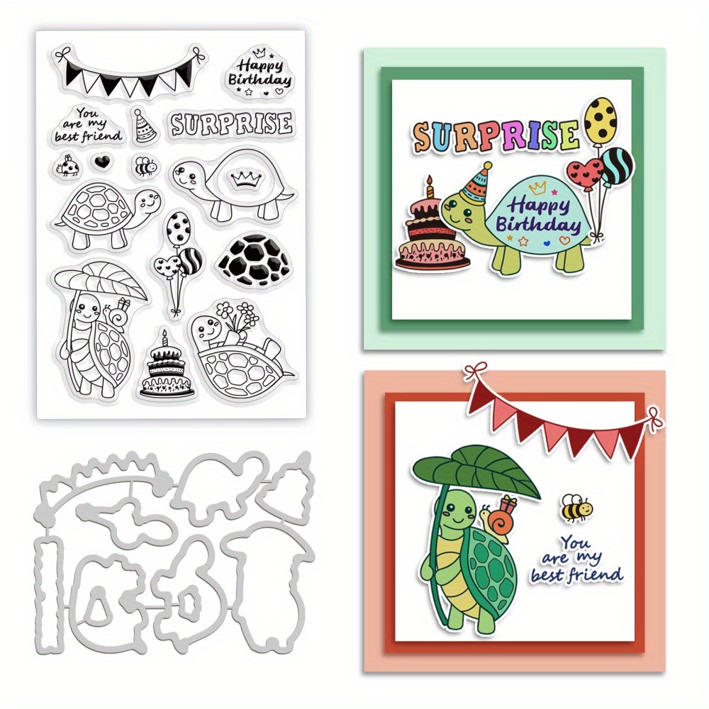 Qoiseys Never Stop Believing Clear Silicone Stamps for Card Making