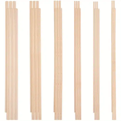 Balsa Wood Sticks Craft Square Wood Strips Wooden Dowel - Temu
