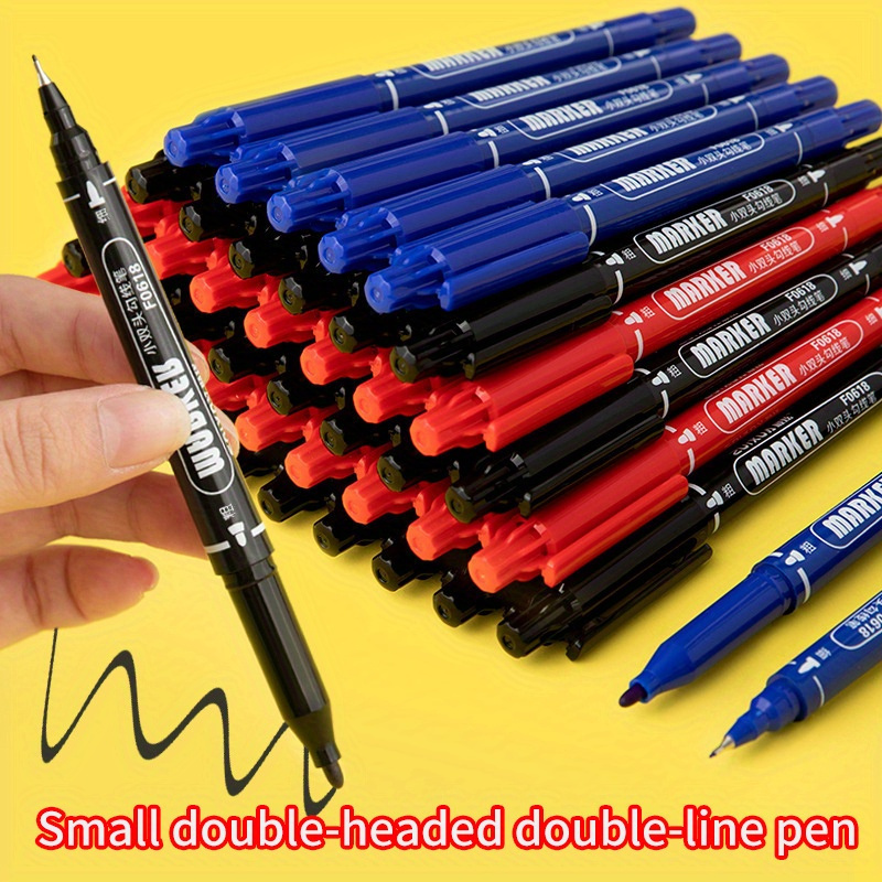 5/3pcs Marker Pen For Carton Box Logistics White Pen Small Head