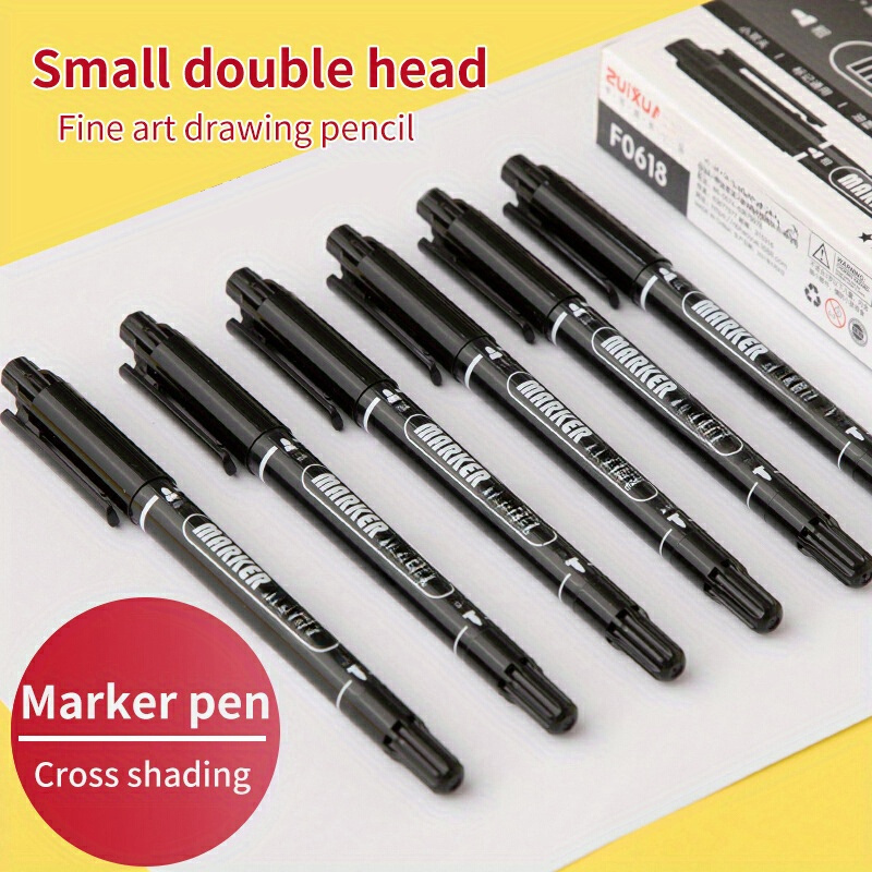 Permanent Art Marker Pen Fine Point Waterproof Ink Thin Nib - Temu
