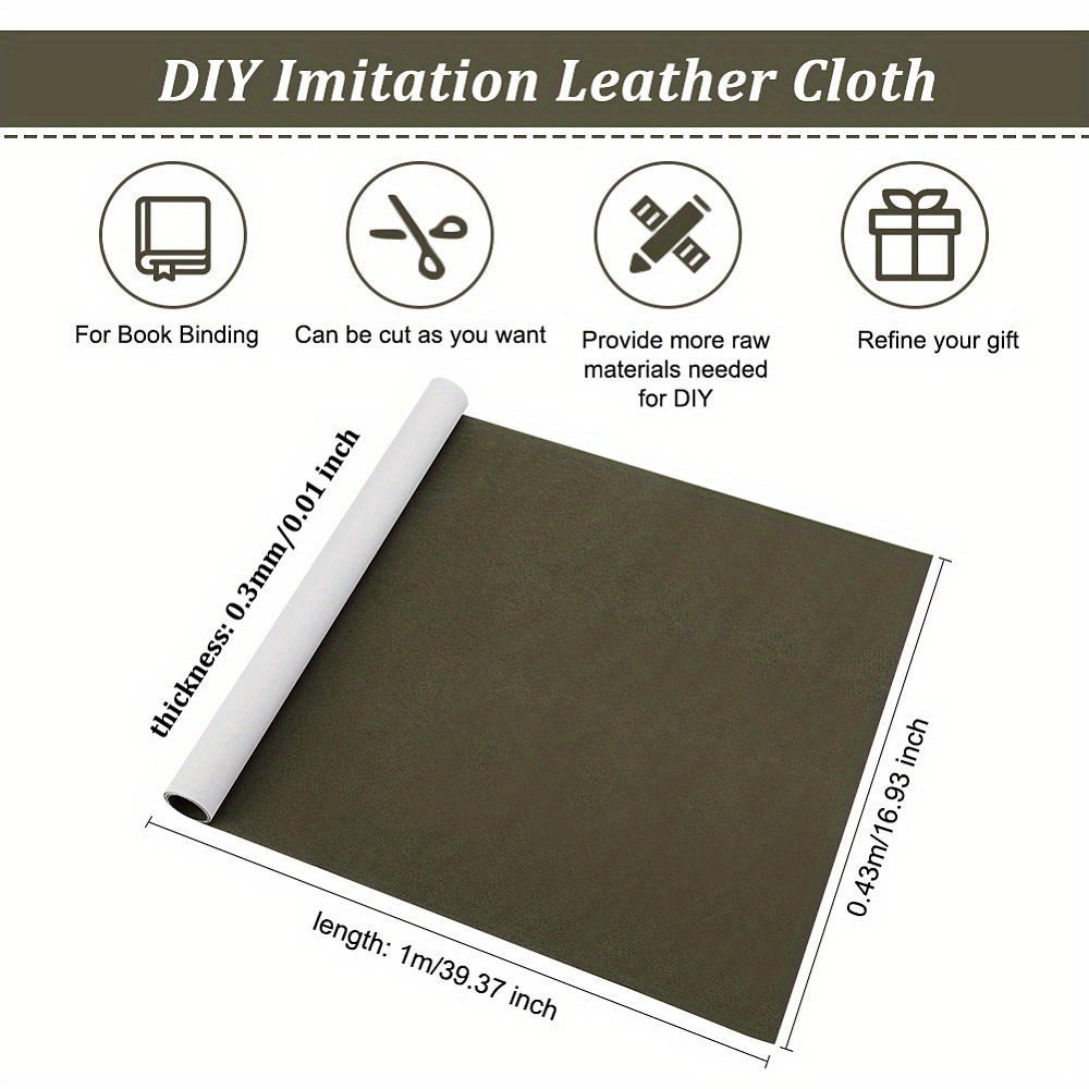 Book Binding Cloth Imitation Leather Book Cover Cloth Close - Temu