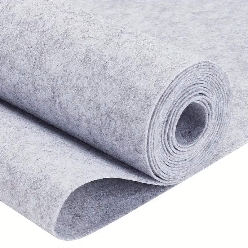 Polyester Felt Fabric Light Grey Felt Cloth Rectangle Felt - Temu