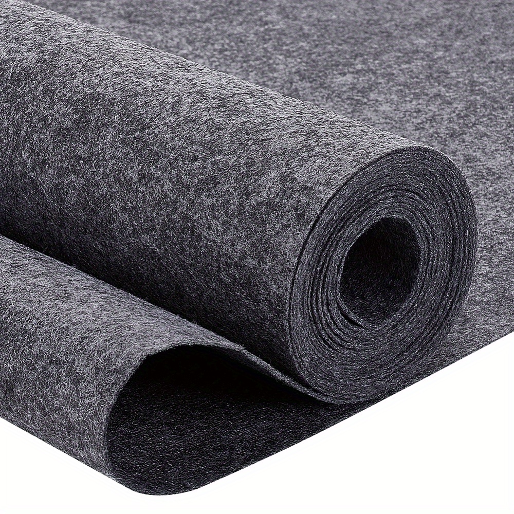 Felt Fabric Roll Black Craft Felt Fabric Sheet Nonwoven Felt - Temu
