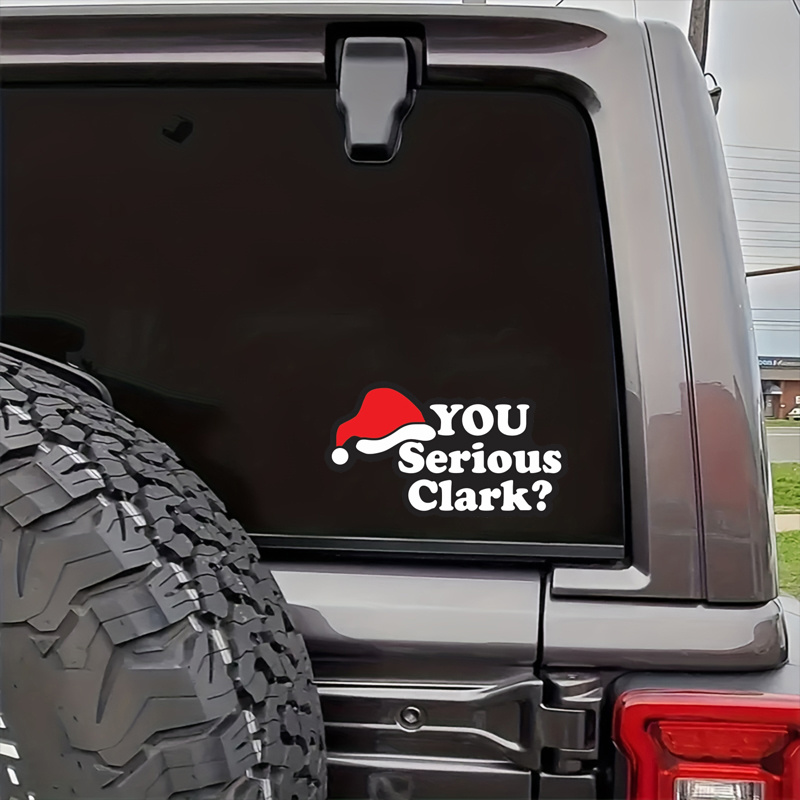  Merry Christmas Script Decal Vinyl Sticker Auto Car Truck Wall  Laptop, Carbon Fiber